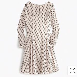 J. Crew Textured Dot Dress NWT